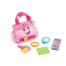 Fisher-Price Smart Purse Learning Toy with Lights Music and Smart Stages Educational Content for Babies and Toddlers, Pink​