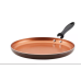 Farberware Reliance Pro 11" Aluminum Copper Ceramic Nonstick Round Griddle - Brown