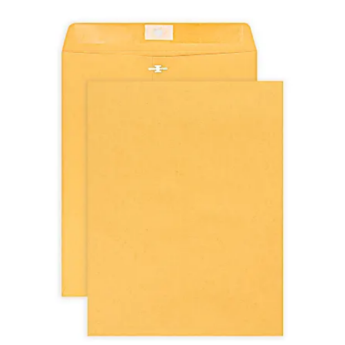 Office Depot® Brand 10" x 13" Manila Envelopes, Clasp Closure 100 count