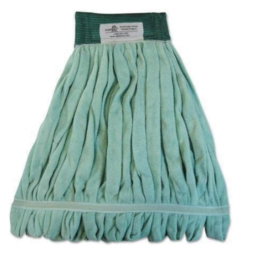 Boardwalk Mwtlgct Microfiber Looped-End Wet Mop Head, Large, Green