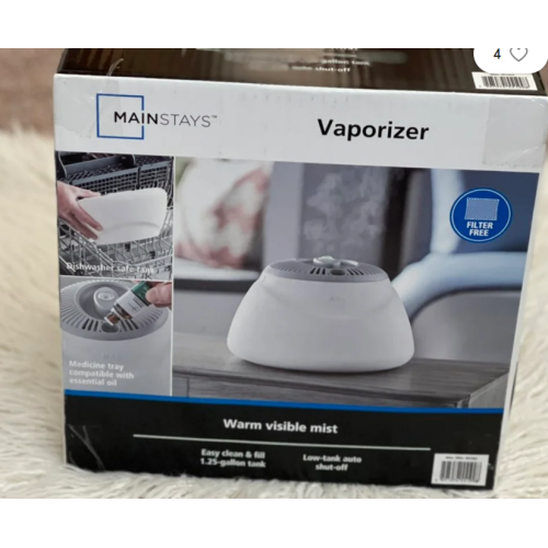 Mainstays Warm Steam Vaporizer,1.25 Gallon Capacity, HF3105A