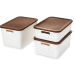 Pen+Gear Storage Boxes with Lids, 3 Pack