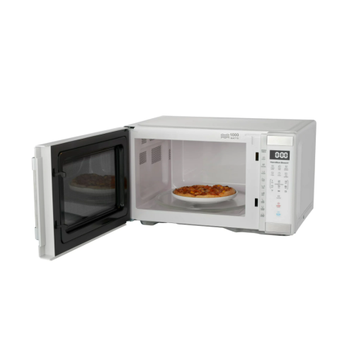 Hamilton Beach 1.1 cu. ft. Countertop Microwave Oven, 1000 Watts, White Stainless Steel