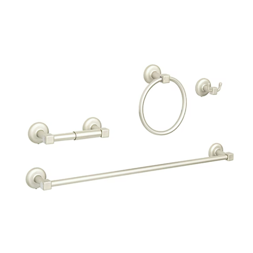 Kenney® Fast Fit™ Easy Install Macie 4-Piece Bath Hardware Set