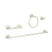 Kenney® Fast Fit™ Easy Install Macie 4-Piece Bath Hardware Set