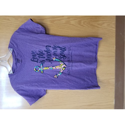 100 % cotton t-shirt Purple