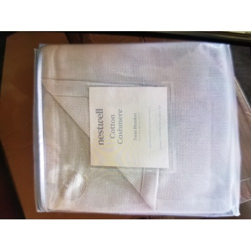 Brand new! Nestwell Cotton Cashmere Twin Blanket!