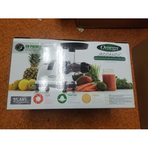 Omega J8006HDC Cold Press Juicer Machine, Vegetable and Fruit Juice