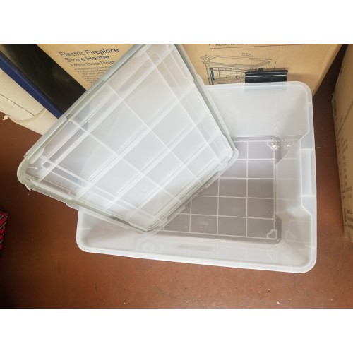 Weathertight Tote Clear 74 Qt.