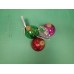 H for Happy Mini LED Christmas Ornament set of 3