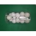 White Textured Ball Ornaments 18 pcs