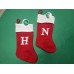 Knit Monogram Christmas Stocking set of 2