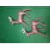 Christmas Reindeer Figurines Deer Ornament 13'' set of 2