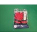 GENTLEMEN ESSENTIALS 4 in 1 all over wash slide sandals red sponge 4 oz set