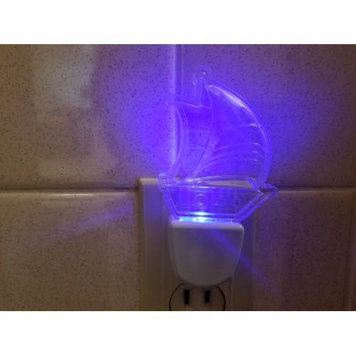 Blue LED Night Light, Various Designs