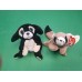 Ringo The Raccoon Ty Beanie baby & TY Beanie Baby (Beanie Bellies) - RANGER the Black Dog  Stuffed Animal Plush