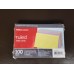 Ruled Color Index Cards, 4" x 6", Assorted Colors, 100 Per Pack