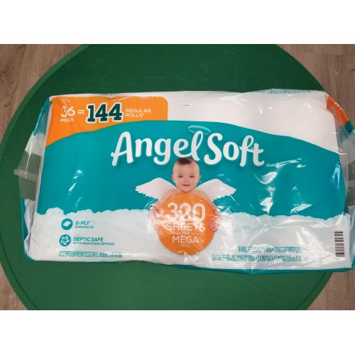 Angel Soft Toilet Paper 36 Mega Rolls= 144 Regular Rolls