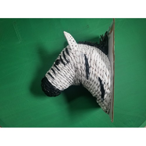 Marmalade™ Zebra Head Wall Decor in Black/White