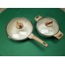CAROTE Nonstick Skillet Frying Pan and Pot with Lid, White Granite Non Stick