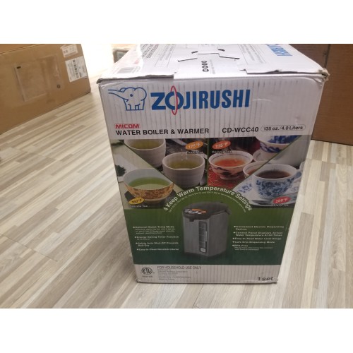 Zojirushi CD-WCC30 Micom Water Boiler & Warmer, Silver