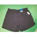 High-Waisted Cargo Utility Shorts --14-inch inseam, Black