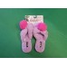 Kensie Memory Foam Slippers Flip Flop Thong 9 Women Purple Puff Ball NWT