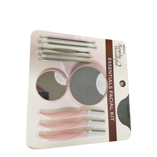 Vivitar 10-Pc. Essential Tools Facial Set One Size Pink