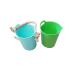 2 Wheat Straw Fiber Garden Bucket Blue & Green - Max Load 10 Lbs