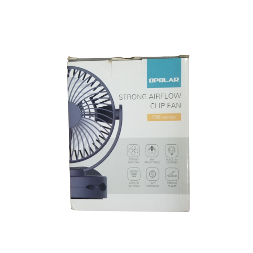 Opolar Rechargeable Portable Fan 5000mAh Clip 3 Speeds 360 Degree Rotation