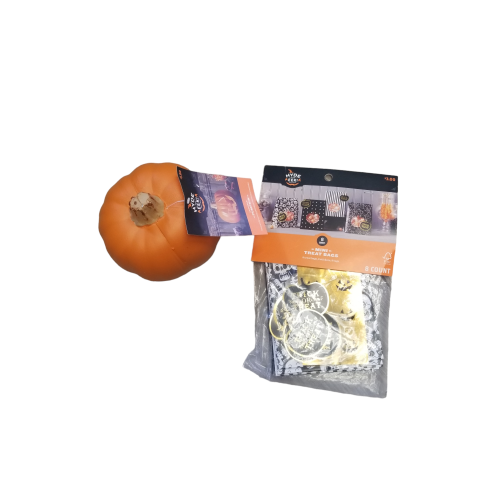 Halloween bundle ( pumpkin and mini treat bags)