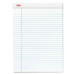 Office Depot® Brand Perforated Writing Pads, 8-1/2" x 14", Legal Ruled, 50 Sheets, White, Pack Of 4 Pads