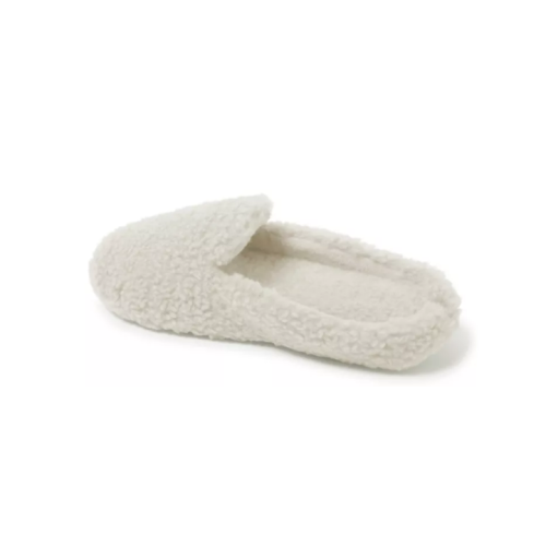 Nestwell™ Small Cozy Teddy Sherpa Mule Women's Slippers in Ivory size 5-6