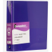 JAM Paper JAM Paper Heavy Duty 1.5-in 3-Ring Flexible Poly Binders, Purple Glass Twill (SET OF 2)