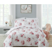 Simply Shabby Chic Sunbleached Floral 4-Piece Washed Microfiber Comforter Set, Full/Queen