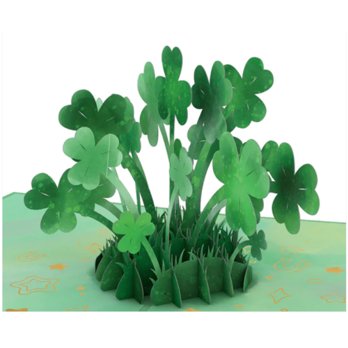 Lovepop Saint Patrick's Day Lucky Clover Pop-Up Card