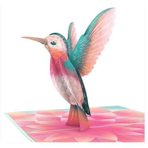 Lovely Hummingbird Pop-Up Card