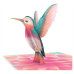 Lovely Hummingbird Pop-Up Card