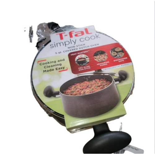 T-fal 5qt Dutch Oven, Nonstick, Black