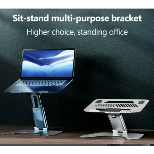 Laptop Stand Adjustable Foldable Portable Aluminum Alloy Non-slip Laptop Holder Bracket COD