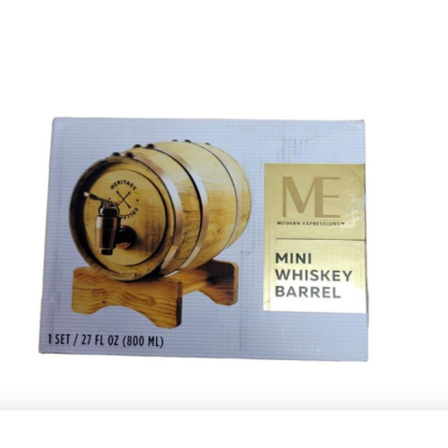 Mini Whiskey Barrel- 1 Set/ 27 Fl oz