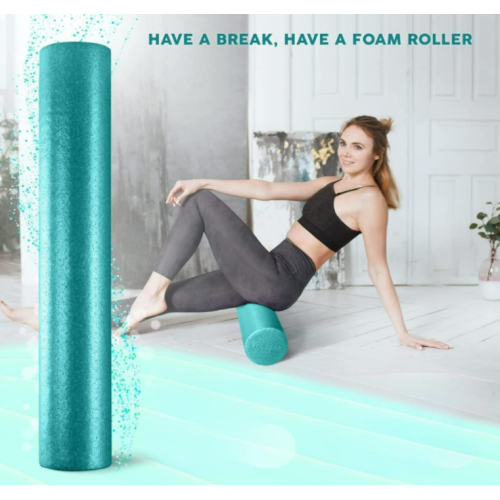 Yes4All High-Density Round EPP Foam Roller 36" for Back, Legs, Exercise, Deep Tissue, and Muscle Massage