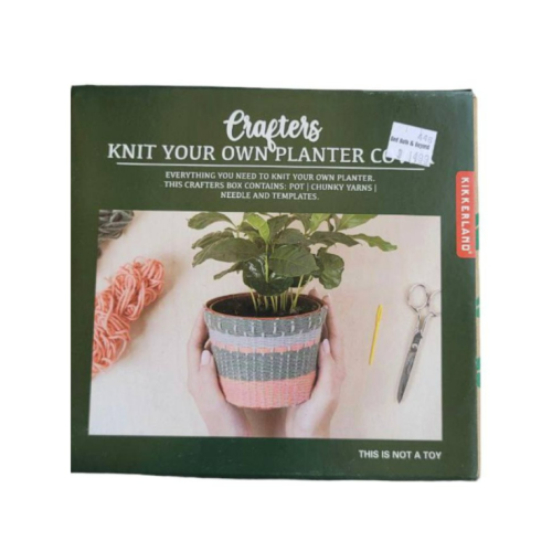 Knit Your Own Planter Cover Kit