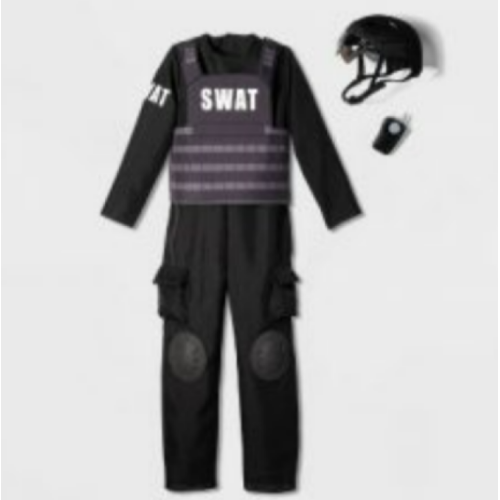 Kids SWAT Commander Costume Swat Team Costume for Boys