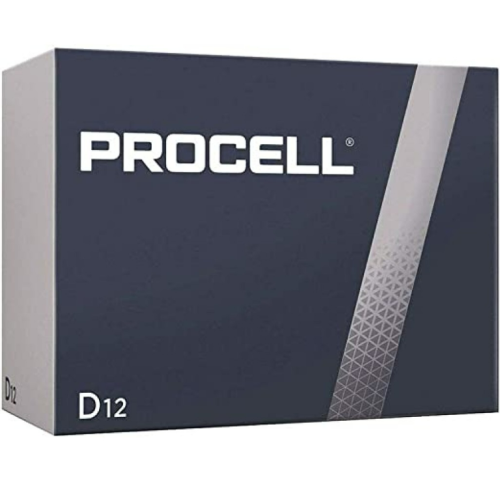 Procell Professional Alkaline D Batteries, 12/Box