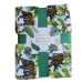 Tropical Paradise Flannel Throw Blanket. Palm & Tiger Print 50 × 60"