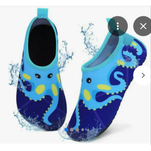Bergman Kelly Water Shoes for Toddlers (Size 26-27), Boys & Girls, color blue octopus