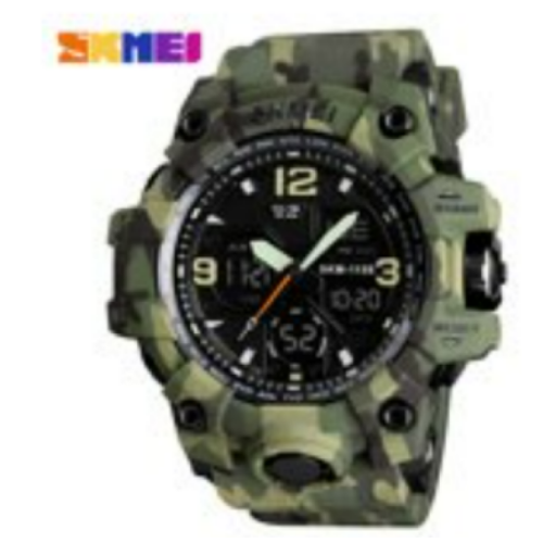 SKMEI 1155B Quartz Digital Electronic Men Watch Fashion Casual Outdoor Sports Male Wristwatch Dual Time Date Week Waterproof Luminous Multi functional Watches