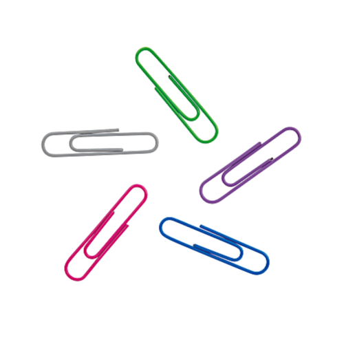 Office Depot® Brand Paper Clips, Pack Of 500, Jumbo, Assorted Colors