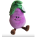 Mikey the Joyful Eggplant | 15″-L Huggable Friends